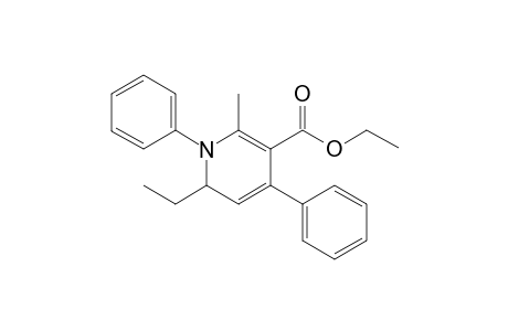 Ethyl 6-ethyl-2-methyl-1,4-diphenyl-1,6-dihydropyridine-3-carboxylate