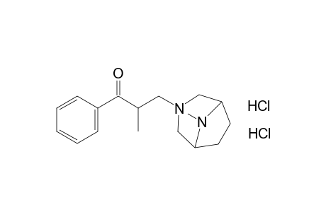 2-Methyl-3-(8-methyl-3,8-diazabicyclo[3.2.1]octan-3-yl)propiophenone, dihydrochloride