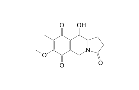 10-Hydroxy-7-methoxy-8-methyl-1,2,3,5,10,10a-hexahydrobenz[f]indolizine-3,6,9-trione