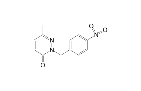 6-methyl-2-(p-nitrobenzyl)-3(2H)-pyridazinone