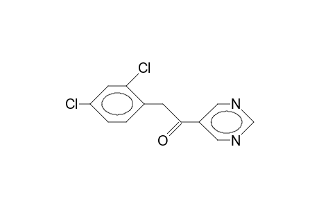 2-(2,4-dichlorophenyl)-1-pyrimidin-5-ylethanone