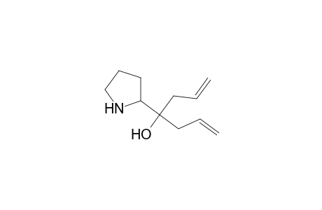 1H-Pyrrole-2-methanol, tetrahydro-.alpha.,.alpha.-di(2-propenyl)-