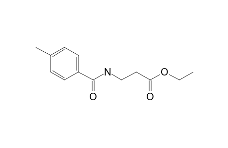 .beta.-Alanine, N-(4-methylbenzoyl)-, ethyl ester