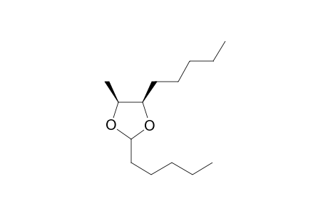 (4S,5R)-4-methyl-2,5-dipentyl-1,3-dioxolane