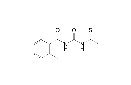 1-(thioacetyl)-3-(o-toluoyl)urea