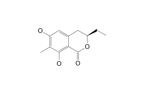 (R)-3-ETHYL-6,8-DIHYDROXY-7-METHYL-3,4-DIHYDRO-ISOCHROMEN-1-ONE