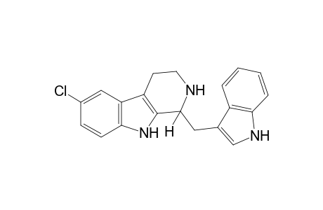 6-chloro-1-[(indol-3-yl)methyl]-1,3,4,9-tetrahydro-2H-pyrido[3,4-b]indole