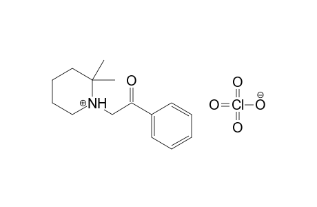 2,2-Dimethyl-1-(2'-oxo-2'-phenylethyl)piperidinium -perchlorate