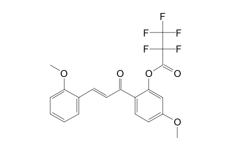 2,4'-Dimethoxy-2'-hydroxychalcone, pentafluoropropionate