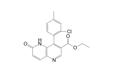 Ethyl 4-(2-Chloro-4-methylphenyl)-6-oxo-5,6-dihydro-1,5-naphthyridine-3-carboxylate