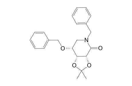 N-Benzyl-5-amino-4-O-benzyl-5-deoxy-2,3-O-isopropylidene-D-ribono-1,5-lactam