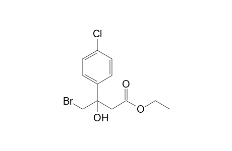 Ethyl 4-bromo-3-(4-chlorophenyl)-3-hydroxybutanoate