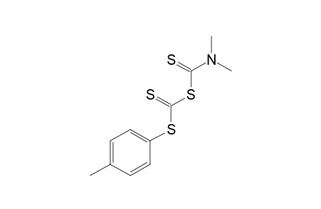 Trithiocarbonic acid, p-tolyl ester, anhydrosulfide with dimethyldithiocarbamic acid