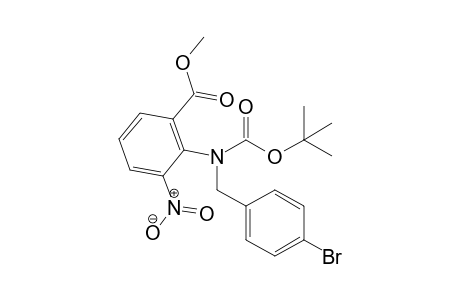 methyl 2-[(4-bromophenyl)methyl-tert-butoxycarbonyl-amino]-3-nitro-benzoate