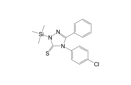 4-(4-Chlorophenyl)-5-phenyl-4H-1,2,4-triazol-3-yl hydrosulfide, N-tms