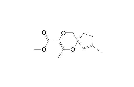 3-(Methoxycarbonyl)-3',4-dimethyl-.delta.(3,4)-.delta.(2',3')-2,5-dioxaspiro[5,4]decane