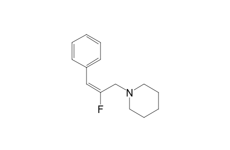 1-[(E)-2-fluoranyl-3-phenyl-prop-2-enyl]piperidine