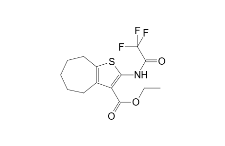 ethyl 2-[(trifluoroacetyl)amino]-5,6,7,8-tetrahydro-4H-cyclohepta[b]thiophene-3-carboxylate