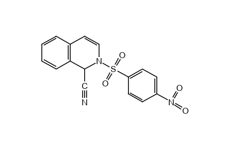 1,2-dihydro-2-[(p-nitrophenyl)sulfonyl]isoquinaldonitrile