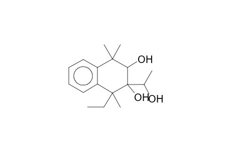 1-Ethyl-2-(1-hydroxyethyl)-1,4,4-trimethyl-1,2,3,4-tetrahydro-2,3-naphthalenediol