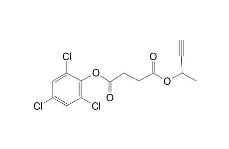 Succinic acid, but-3-yn-2-yl 2,4,6-trichlorophenyl ester