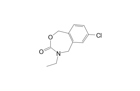 7-chloro-4,5-dihydro-4-methyl-2,4-benzoxazepin-3(1H)-one