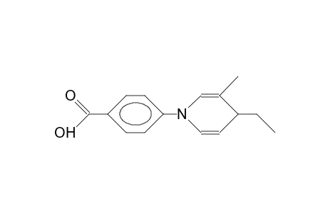 1-(4-Carboxy-phenyl)-4-ethyl-3-methyl-1,4-dihydro-pyridine