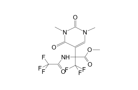 5-(1-TRIFLUOROACETAMIDO-1-METHOXYCARBONYL-2,2,2-TRIFLUOROETHYL)-1,3-DIMETHYLURACIL