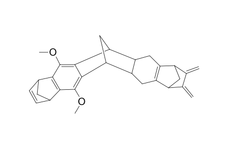 1,4;6,13;8,11-Trimethano-1,2,3,4,5,6,8,11,13,14-decahydropentaphene, 7-12-dimethoxy-2,3-dimethylene-