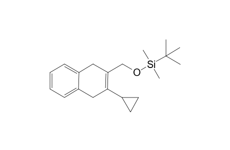 2-Cyclopropyl-3-(tert-butyldimethylsiloxymethyl)-1,4-dihydronaphthalene