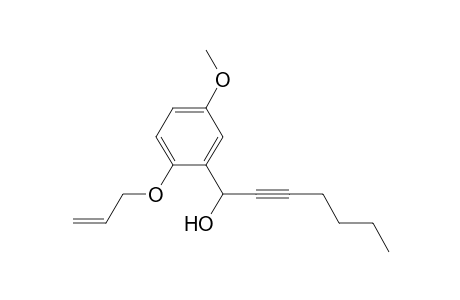 1-(2-Allyloxy-5-methoxyphenyl)-hept-2-yn-1-ol