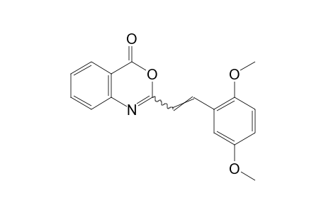 2-(2,5-dimethoxystyryl)-4H-3,1-benzoxazin-4-one