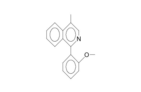 ISOQUINOLINE, 1-(2-METHOXYPHENYL)-4-METHYL-