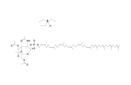 2-ACETAMIDO-3,4,6-TRI-O-ACETYL-2-DEOXY-ALPHA-D-GLUCOPYRANOSYLMORAPRENYLPHOSPHATE, TRIETHYLAMMONIUM SALT