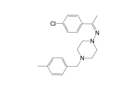 1-piperazinamine, N-[(Z)-1-(4-chlorophenyl)ethylidene]-4-[(4-methylphenyl)methyl]-