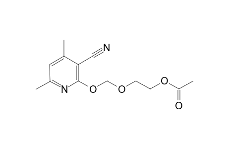 2-(2-ACETOXYETHOXYMETHYL)-4,6-DIMETHYLPYRIDINE-3-CARBONITRILE