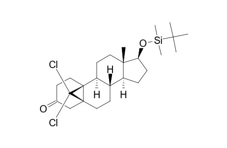 17-BETA-(TERT.-BUTYLDIMETHYLSILYLOXY)-19,19-DICHLORO-5-BETA,19-CYClOANDROSTAN-3-ONE