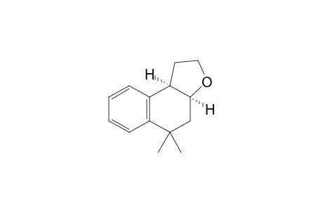 (3aR*, 9bS*)-1,2,3a,4,5,9b-Hexahydro-5,5-dimethylnaphtho[2,1-b]furan