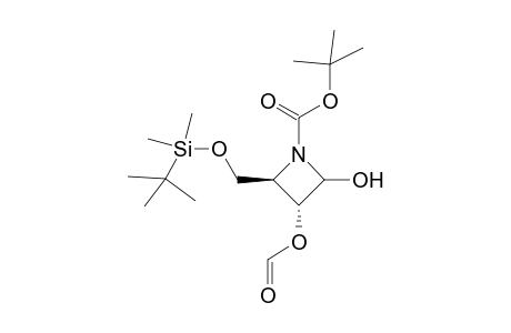 3-(tert-Butyloxycarbonyl)amino-4-O-(tert-butyldimethylsilyl)-2-formyl-3-deoxyoxetoside