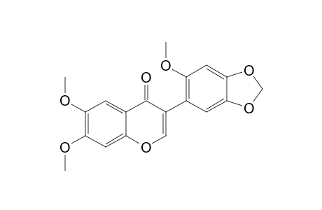 6,7,2'-TRIMETHOXY-4',5'-METHYLENEDIOXYISOFLAVONE;MILLDURONE