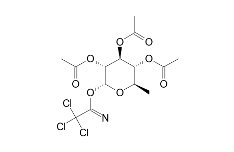 2,3,4-TRI-O-ACETYL-6-DEOXY-ALPHA-D-GLUCOPYRANOSYL-TRICHLOROACETIMIDATE