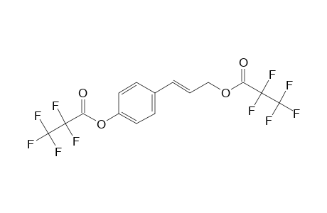 p-Coumaroyl alcohol, bis(pentafluoropropionate)