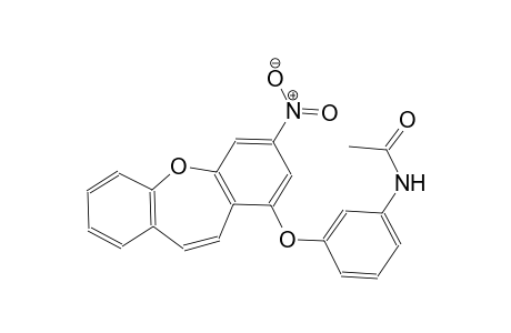 acetamide, N-[3-[(3-nitrodibenz[b,f]oxepin-1-yl)oxy]phenyl]-