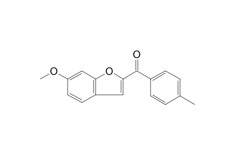 (6-Methoxy-1-benzofuran-2-yl)(4-methylphenyl)methanone