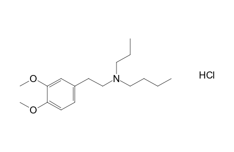 N-butyl-3,4-dimethoxy-N-propylpenethylamine, hydrochloride