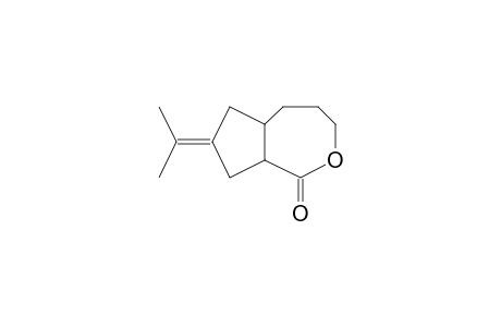 3-Oxabicyclo[5.3.0]decan-2-one, 9-isopropylidene-, cis-