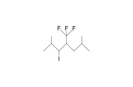 4-Trifluoromethyl-3-iodo-2,6-dimethyl-heptane, diastereom. A