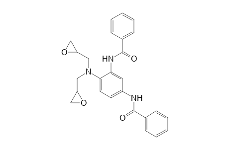 2,4-Benzamido-N,N-di-oxiranylmethyl-anilin