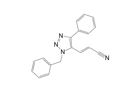 (E)-3-[1-Benzyl-4-phenyl-1H-1,2,3-triazol-5-yl]acrylonitrile