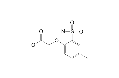 [(2-sulfamoyl-p-tolyl)oxy]acetic acid